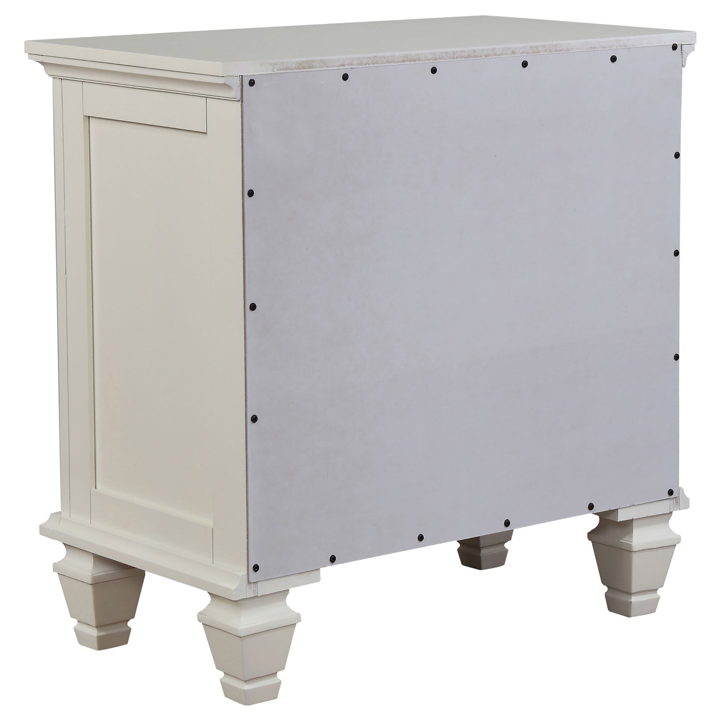 Sandy Beach 4-piece Queen Bedroom Set Cream White