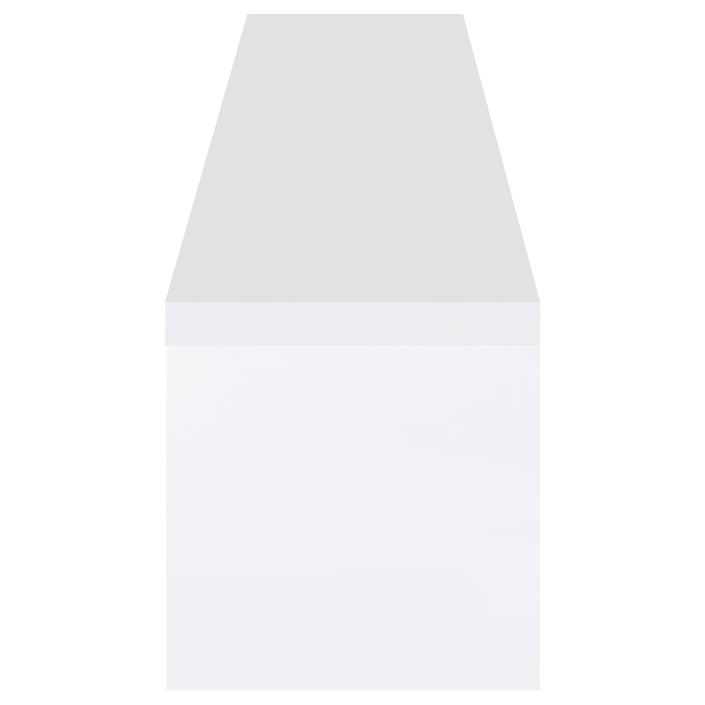 Jude 2-drawer Engineered Wood 71-inch TV Stand High Gloss White