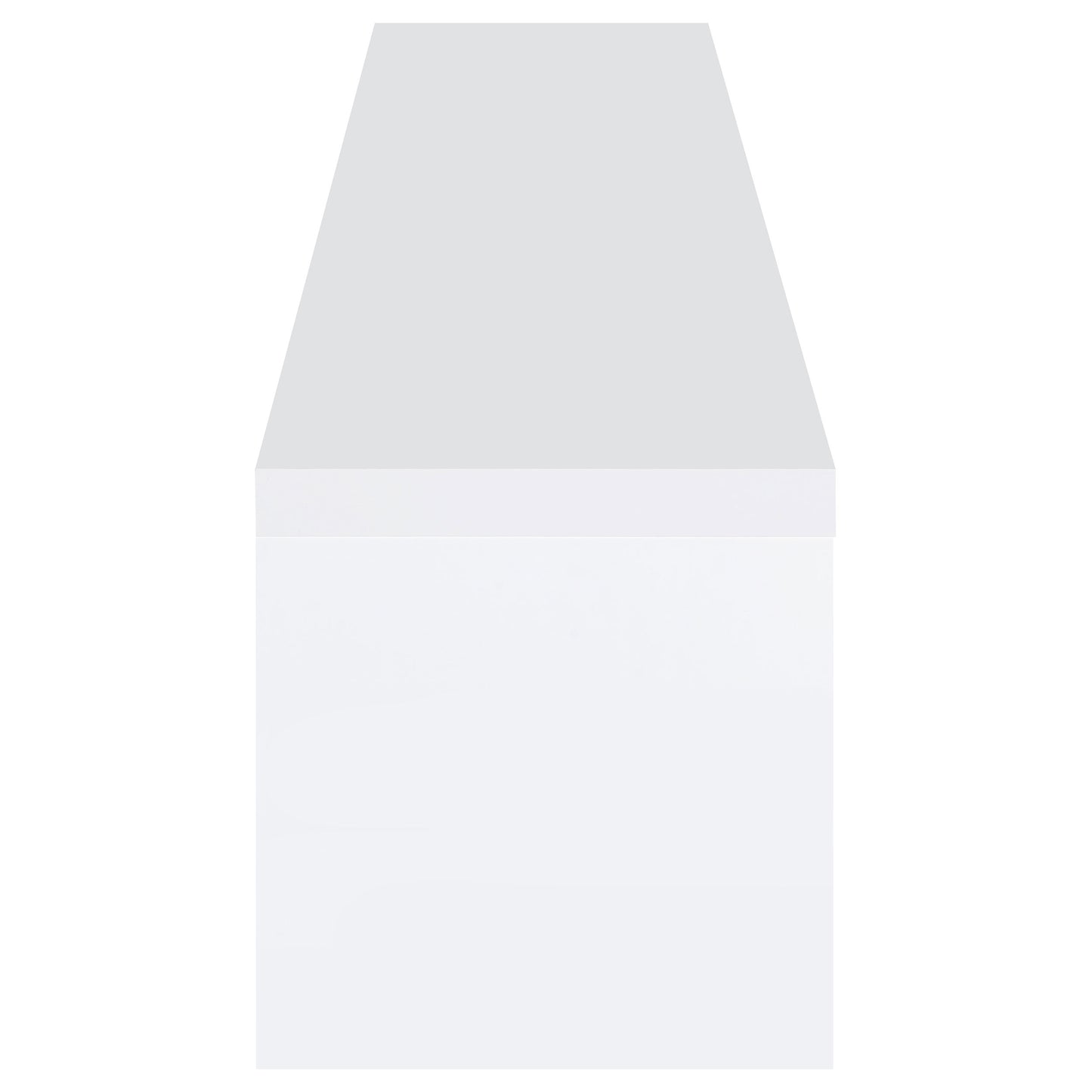 Jude 2-drawer Engineered Wood 71-inch TV Stand High Gloss White