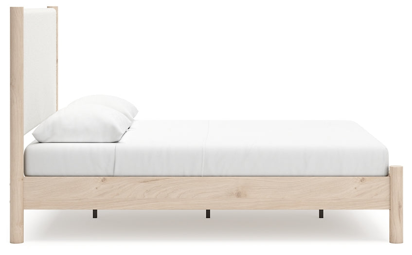 Cadmori Upholstered Panel Bed