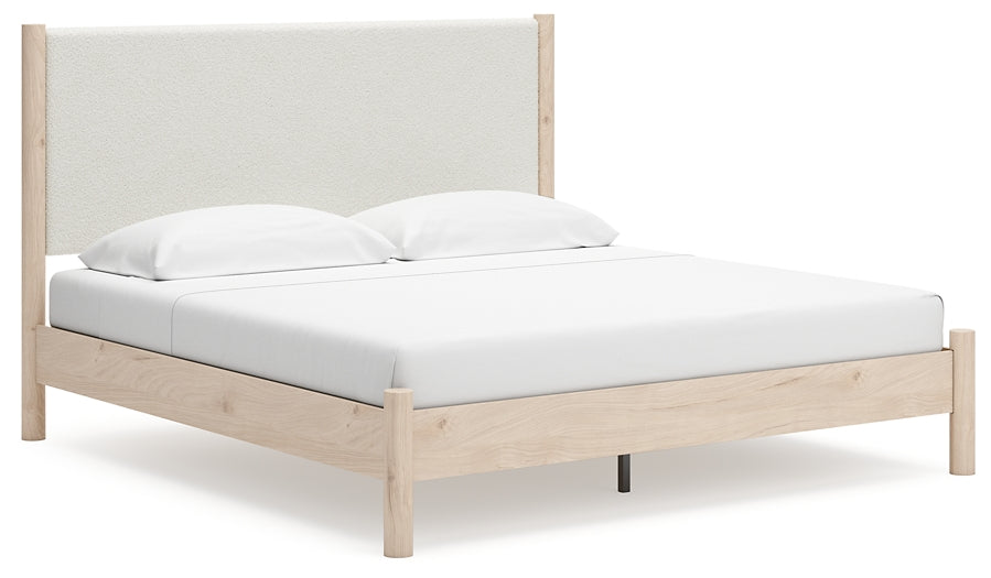 Cadmori Upholstered Panel Bed