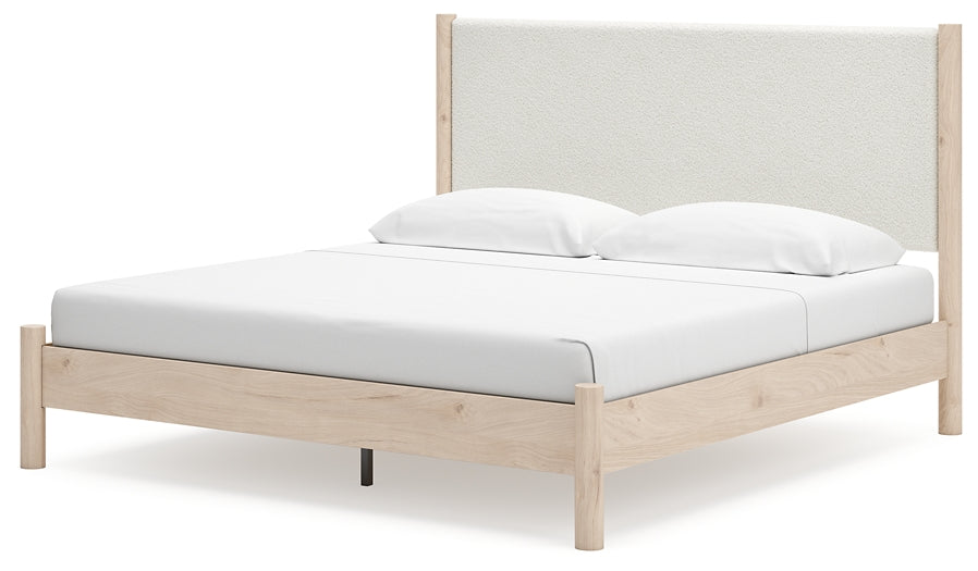 Cadmori Upholstered Panel Bed