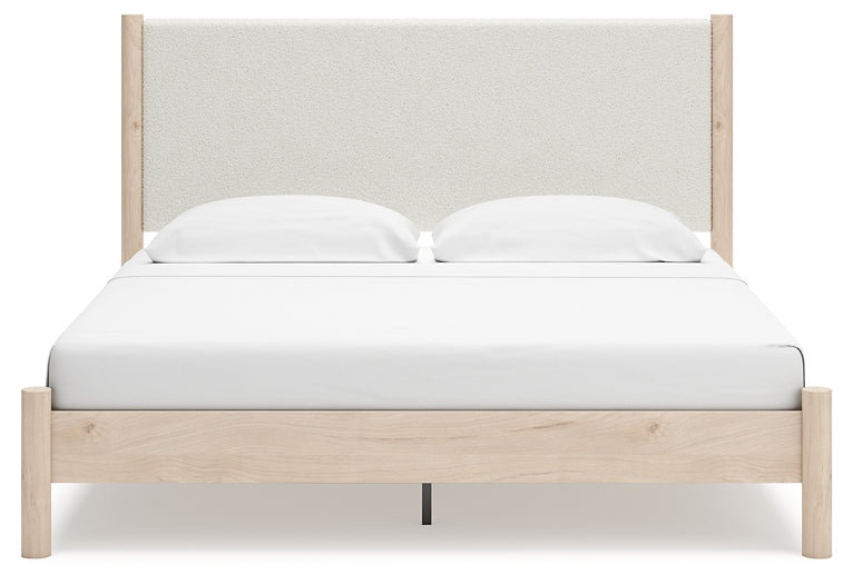 Cadmori Upholstered Panel Bed