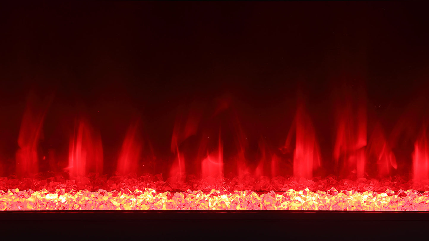 Vallerie 71-inch BT Speaker TV Stand Fireplace Console Black