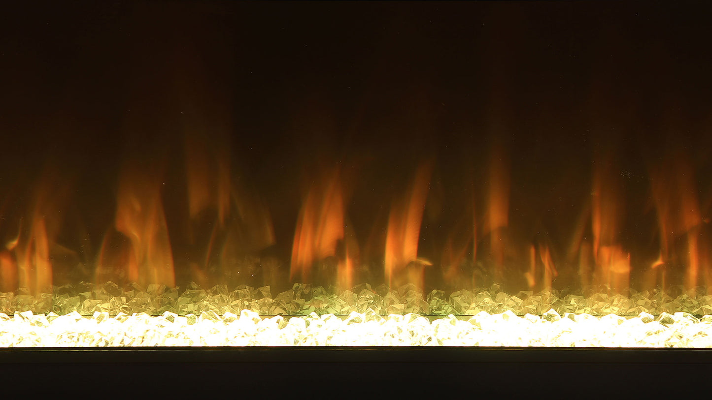 Vallerie 71-inch BT Speaker TV Stand Fireplace Console Black