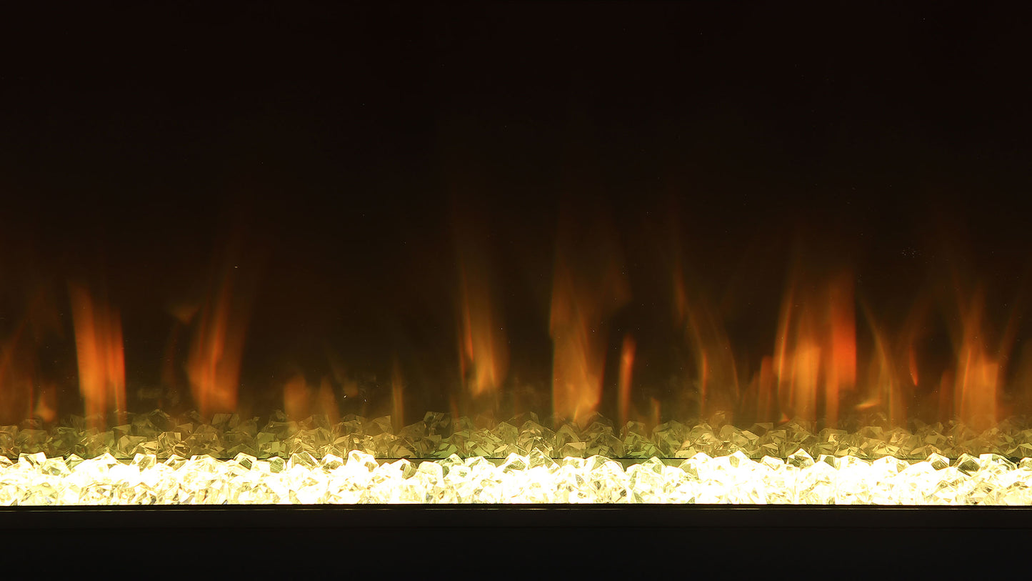 Vallerie 71-inch BT Speaker TV Stand Fireplace Console Black