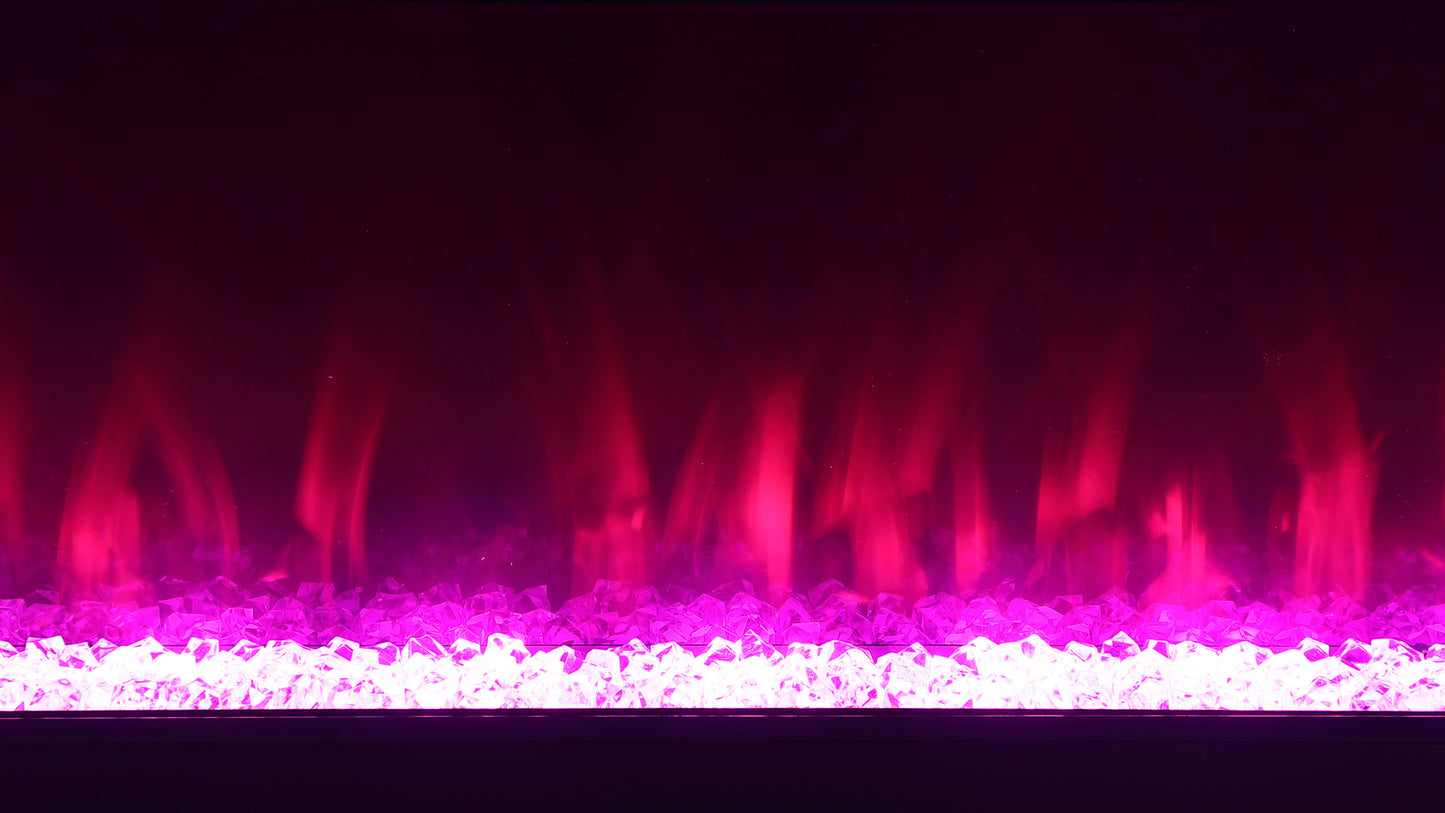 Vallerie 71-inch BT Speaker TV Stand Fireplace Console Black