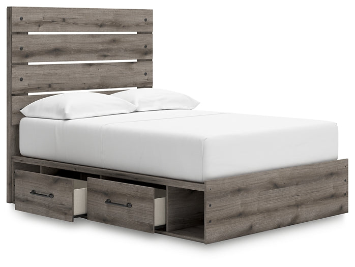 Graystorm Panel Bed With Storage