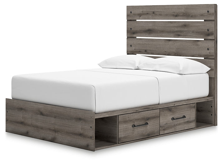 Graystorm Panel Bed With Storage