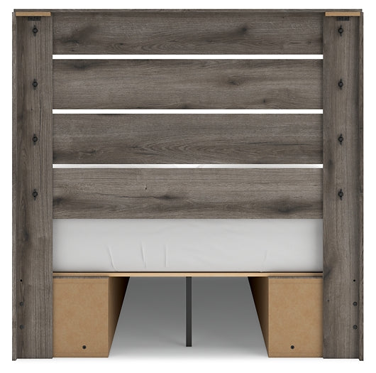 Graystorm Panel Bed With Storage