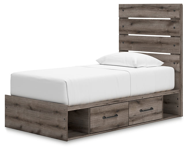 Graystorm Panel Bed With Storage