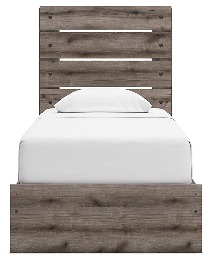 Graystorm Panel Bed With Storage