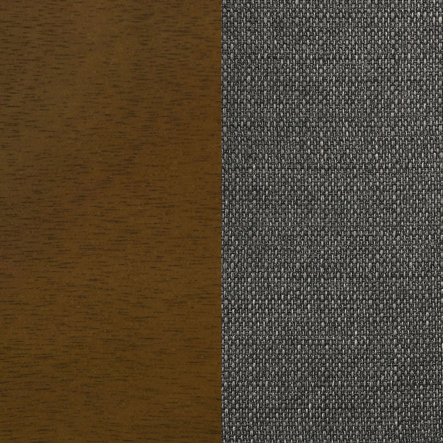 Alfredo Upholstered Dining Bench Grey and Natural Walnut