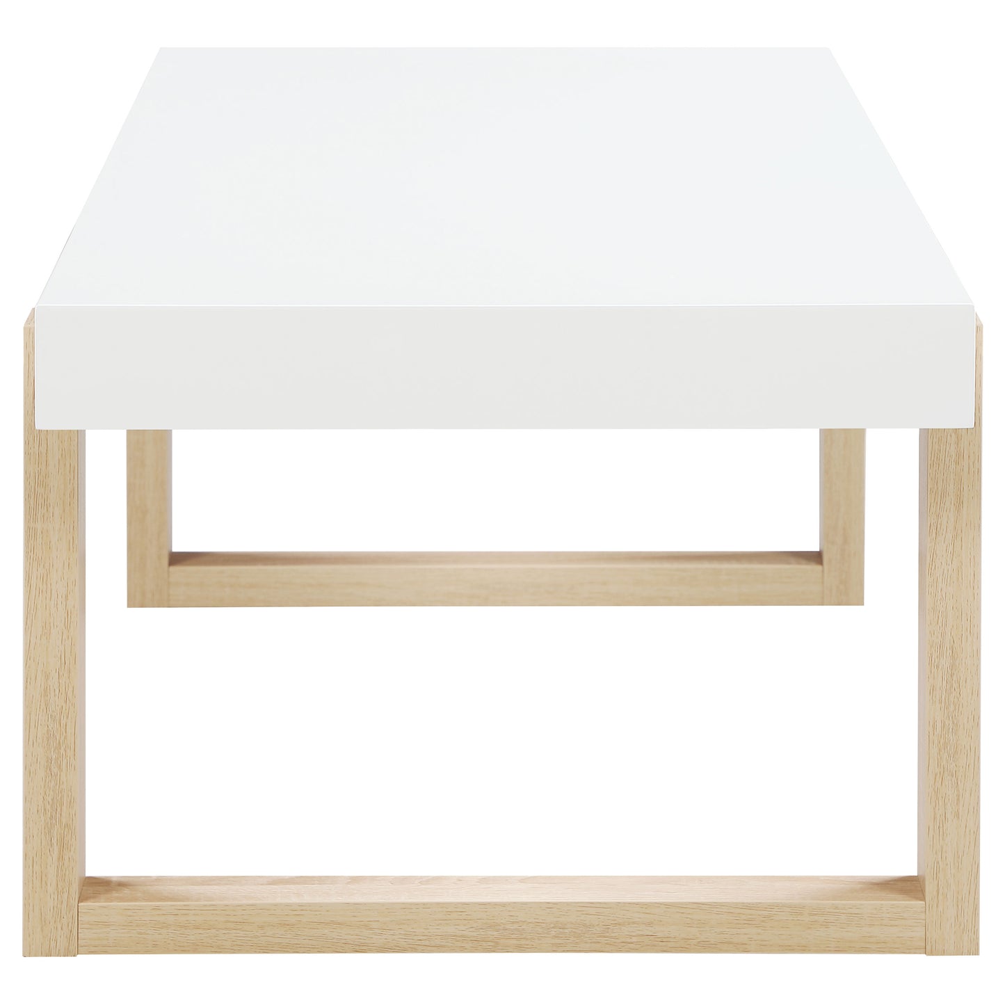 Pala 3-piece Coffee and End Table Set White High Gloss