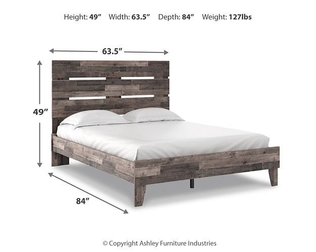 Neilsville Panel Platform Bed