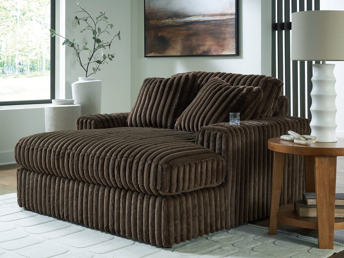 Midnight-Madness Oversized Chaise