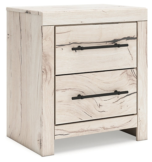 Queen Panel Bed with Mirrored Dresser, Chest and Nightstand