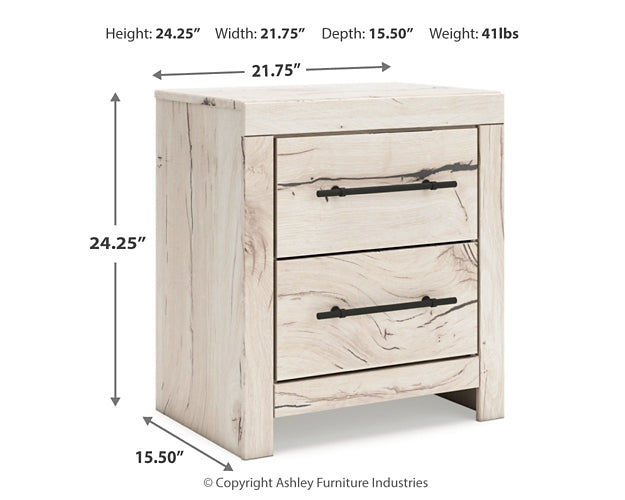 Queen Panel Bed with Mirrored Dresser, Chest and Nightstand
