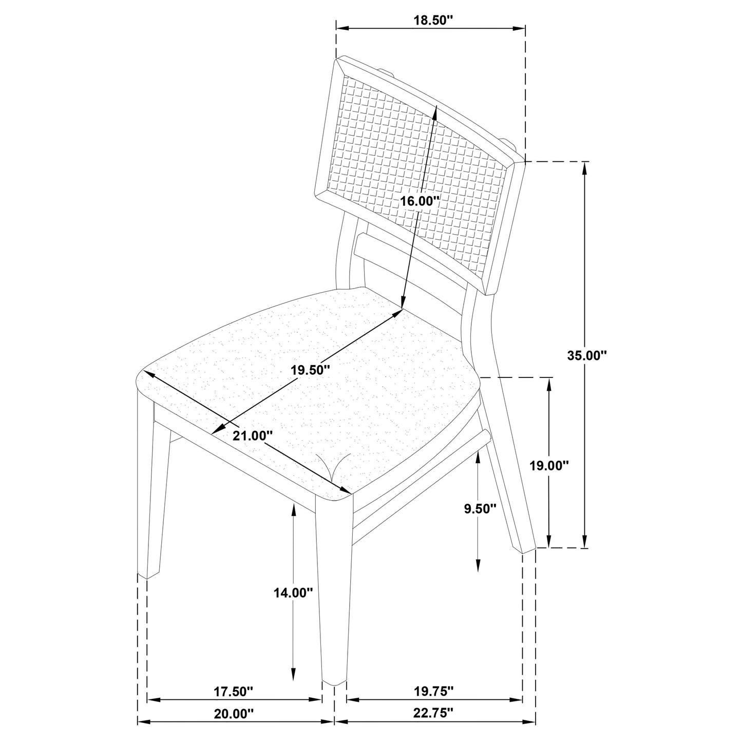Kailani 10-piece Wood Dining Set with Sideboard Beige Oak