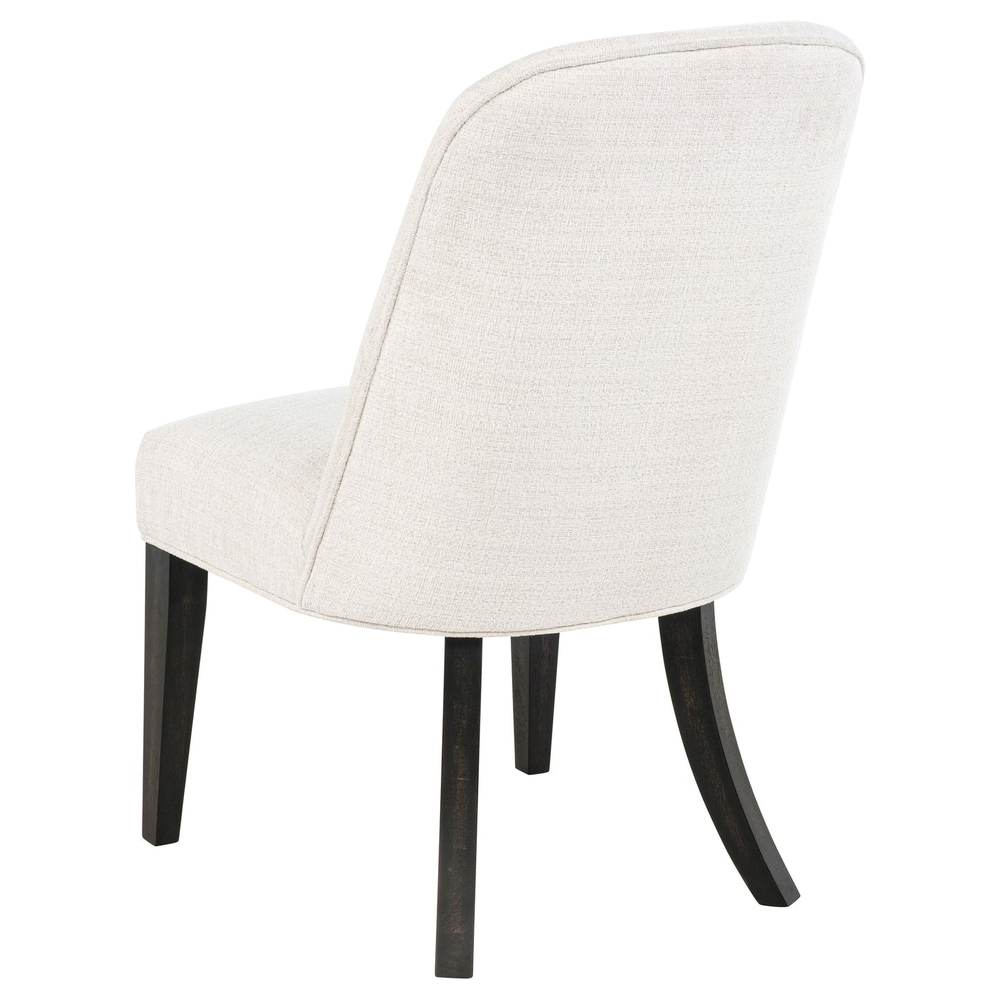 Leandro Upholstered Dining Side Chair Cream (Set of 2)