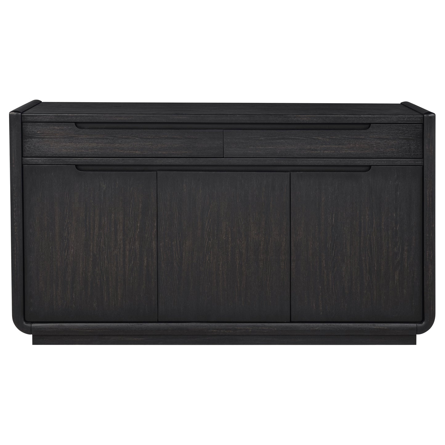 Leandro 2-drawer Dining Sideboard Server Burnished Black