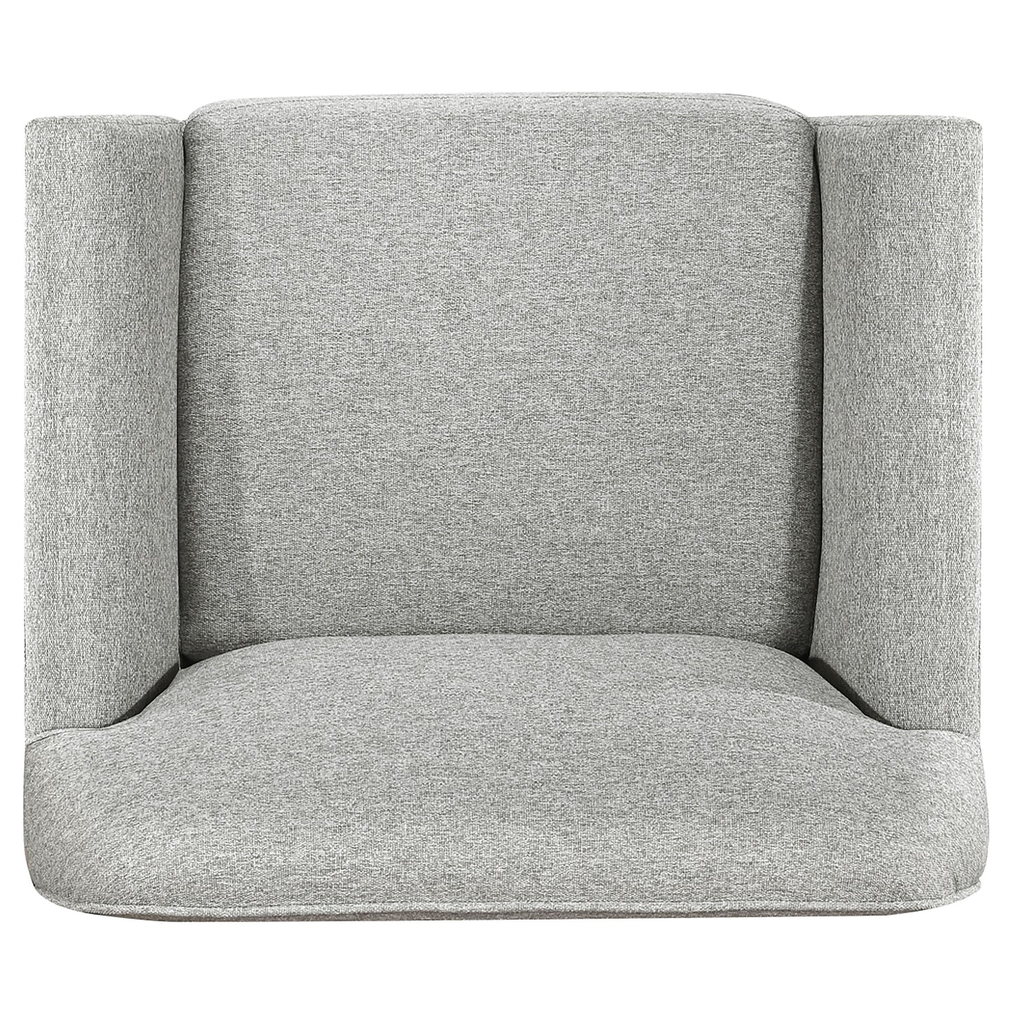 Vaughn Fabric Upholstered Flared Arm Accent Chair Grey
