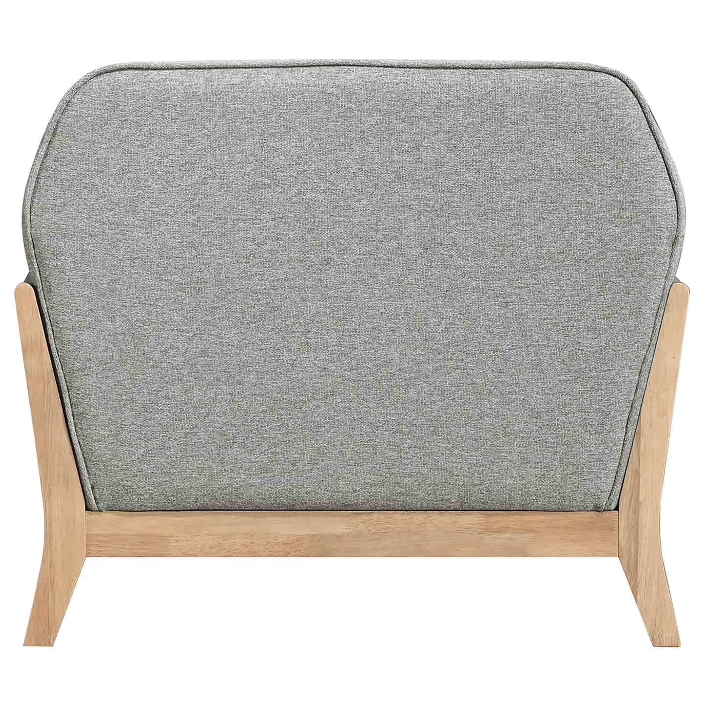 Vaughn Fabric Upholstered Flared Arm Accent Chair Grey