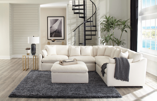 Hobson 5-Piece Sectional with Ottoman