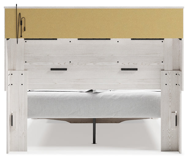 Altyra Upholstered Bookcase Bed With Storage