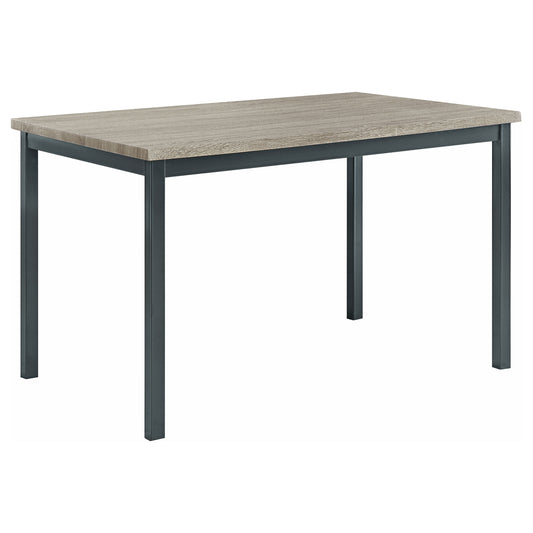 Garza Rectangular 48-inch Engineered Wood Dining Table Grey