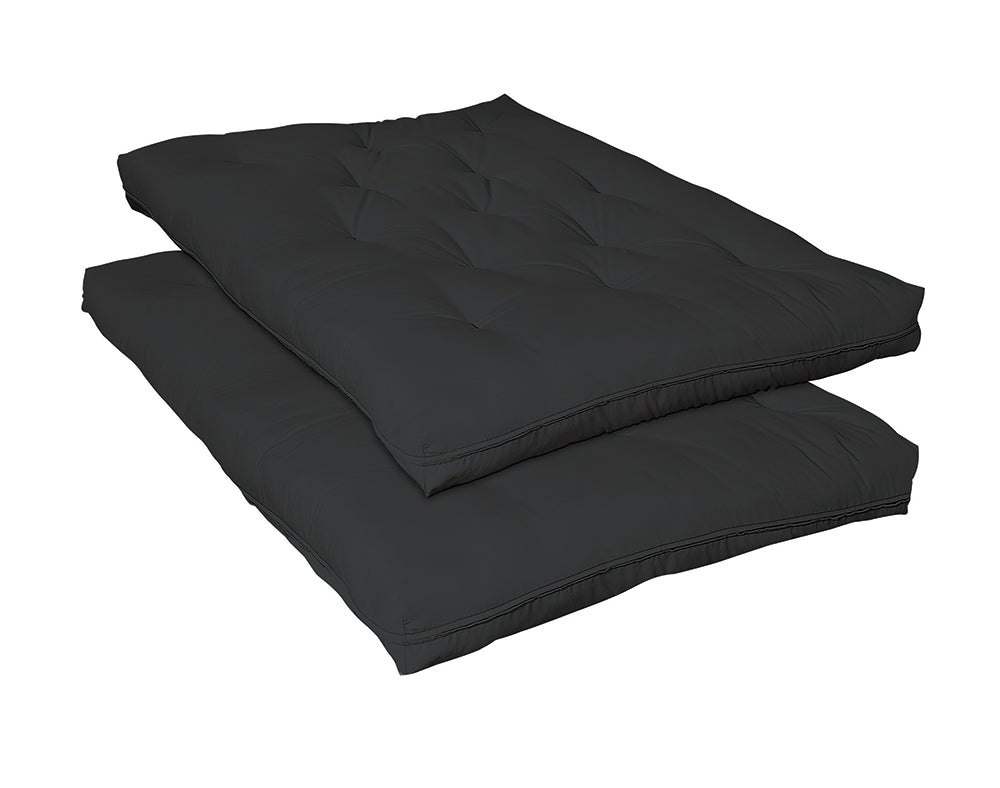 9-inch Premium Innerspring Futon Pad Black