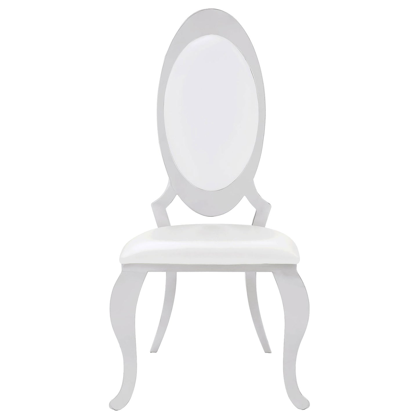 Anchorage Upholstered Dining Chair Cream White (Set of 2)