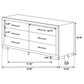 Jessica 4-piece Queen Bedroom Set Cappuccino