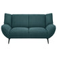 Acton 2-piece Upholstered Flared Arm Sofa Set Teal Blue