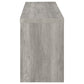 Burke 2-drawer TV Console Grey Driftwood