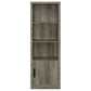 Burke 3-piece 59-inch TV Entertainment Center Grey Driftwood