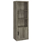 Burke 3-piece 59-inch TV Entertainment Center Grey Driftwood