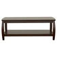 Dixon 1-shelf Rectangular Wood Coffee Table Espresso