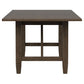 Matisse Rectangular Dining Table with 18" Removable Extension Leaf Brown