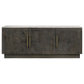 Dennis 3-door Marble Top Sideboard Buffet Tobacco Grey