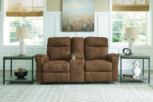 Edenwold DBL Rec Loveseat w/Console