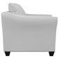 Salizar Upholstered Track Arm Fabric Accent Chair Grey Mist