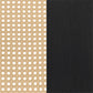 Lanewood Open Cane Webbing Metal Eastern King Bed Black