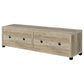 Sachin 3-piece 79-inch TV Entertainment Center Antique Pine