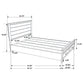 Woodmont 4-piece Queen Bedroom Set Rustic Golden Brown