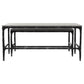 Ebby 2-piece Genuine Marble Top Nesting Coffee Tables White
