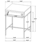 Stephie 3-piece Square Coffee and End Table Set Honey Brown