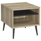 Welsh 2-piece Coffee and End Table Set Distressed Pine