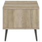Welsh 2-piece Coffee and End Table Set Distressed Pine
