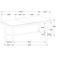 Arini 5-piece Extension Leaf Dining Table Set Sand Wash